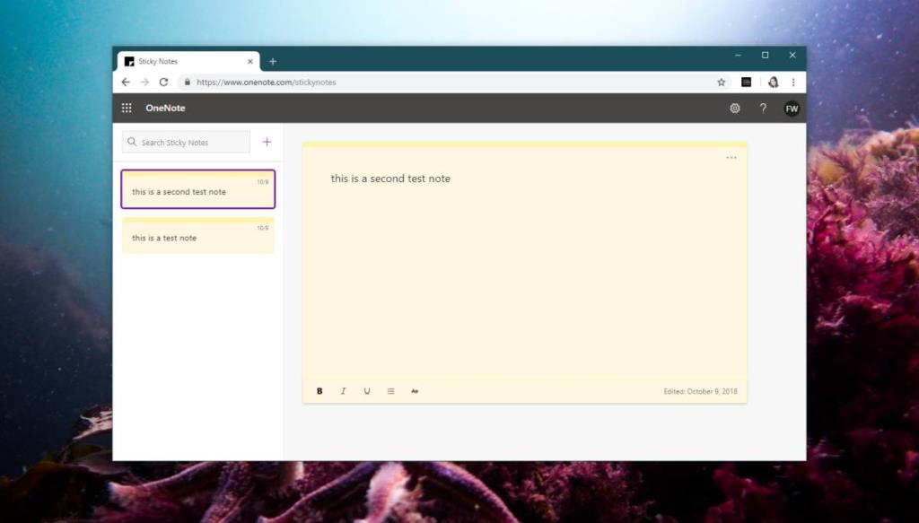 Como acessar o Windows 10 Sticky Notes online