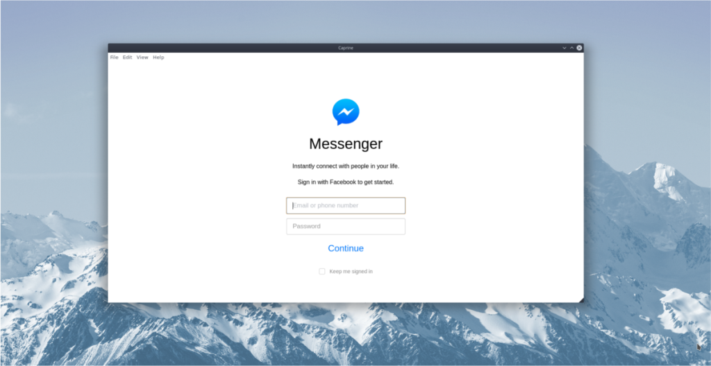 Cómo acceder a Facebook Messenger en el escritorio de Linux con Caprine