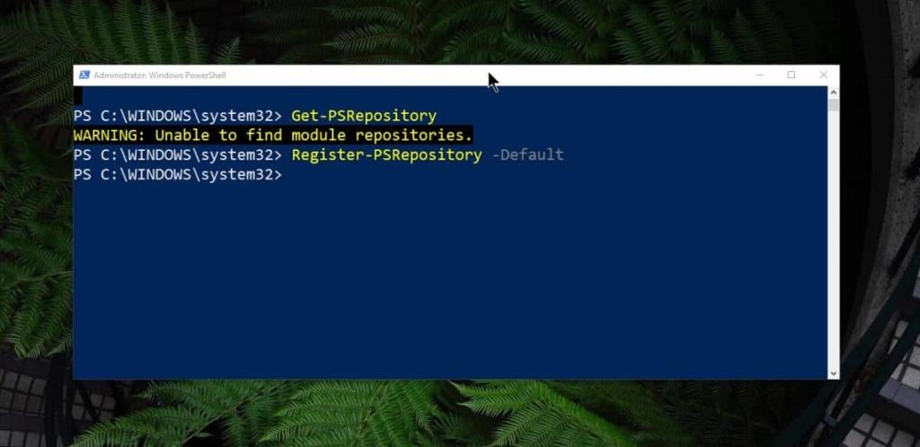 Cách khắc phục lỗi Không thể tìm thấy kho mô-đun trong PowerShell trên Windows 10