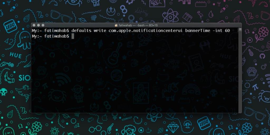 So ändern Sie die Schließzeit der Bannerbenachrichtigung unter macOS