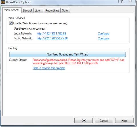 將您的電腦轉換為即時視訊串流伺服器