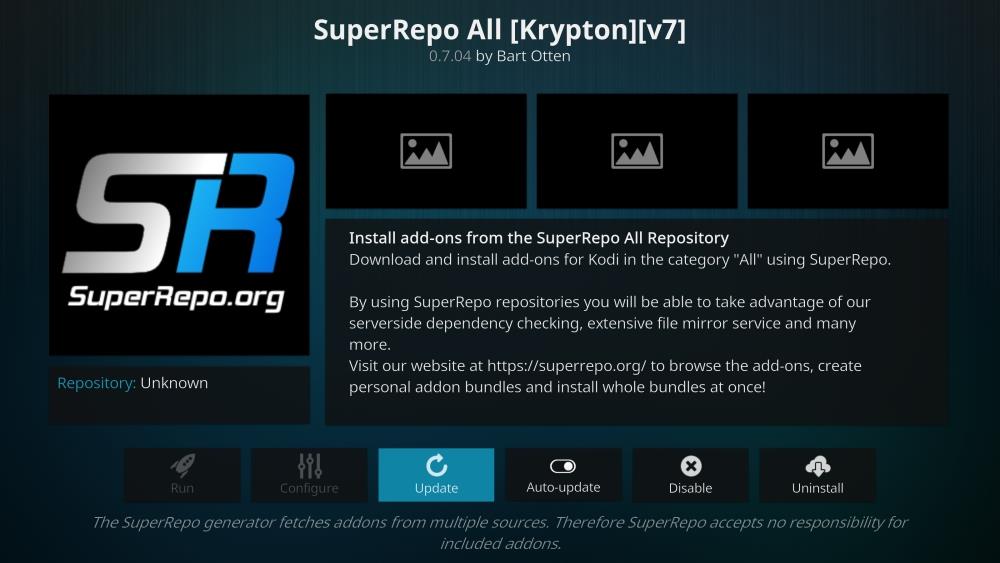 Cómo instalar el repositorio SuperRepo en Kodi