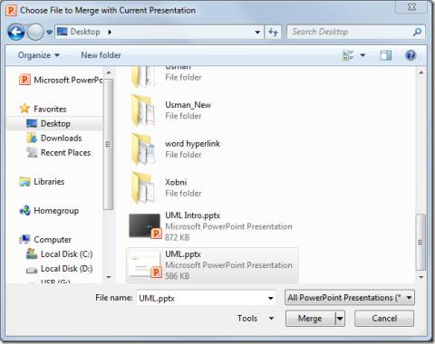 Confronta due presentazioni in PowerPoint 2010