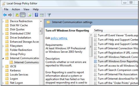Bagaimana Untuk Melumpuhkan Pelaporan Ralat Dalam Windows 7