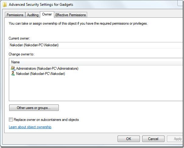 Windows 7 デスクトップの右クリック コンテキスト メニューから「ガジェット」を削除する