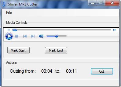 Shiver MP3 Cutterで大容量MP3ファイルを分割/カット
