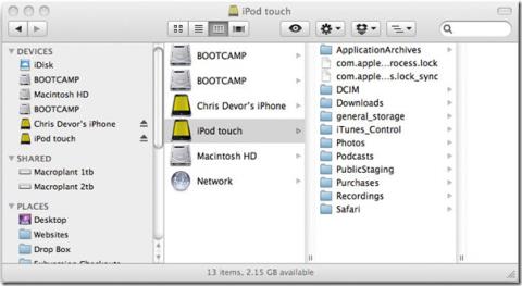 Phone Disk は iPhone、iPad、iPod Touch を Finder で USB ディスクドライブとしてマウントします [Mac]