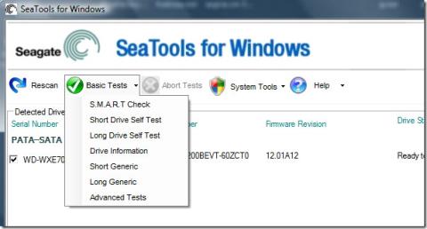 SeaToolsでSeagateまたはMaxtorドライブを診断/修復する