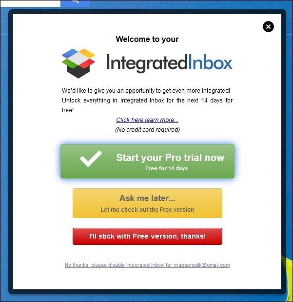 Firefox için IntegratedInbox ile Gmail'deki Tüm Google Uygulamalarına Erişim