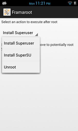 Framarootを使ってワンクリックで無数のAndroidデバイスをルート化