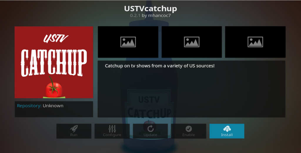 Transmita programas de TV dos EUA com o complemento USTVcatchup para Kodi