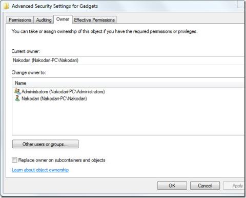 Windows 7 デスクトップの右クリック コンテキスト メニューから「ガジェット」を削除する