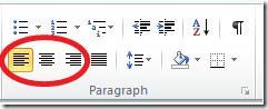 Formato/Formatação do Office Word 2010