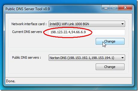 Changer rapidement l'adresse du serveur DNS public à la volée