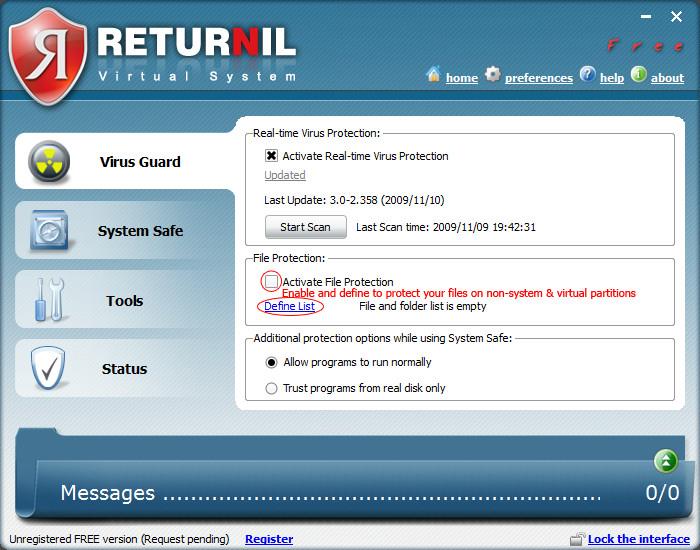 Returnil Virtual System 2010 – Virtualizza il tuo sistema Returnil Virtual System 2010 – Virtualizza il tuo sistema