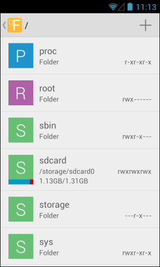 GFile 是一款簡單的 Android 檔案管理器，具有 Gmail 風格的介面