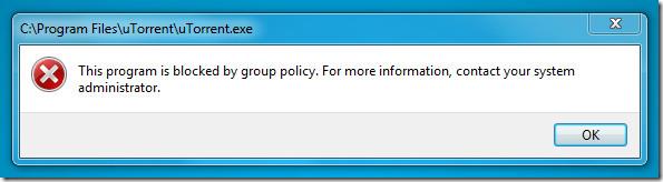 Windows Uygulamalarını Tek Tıklamayla Kolayca Engelleyin Windows Uygulamalarını Tek Tıklamayla Kolayca Engelleyin