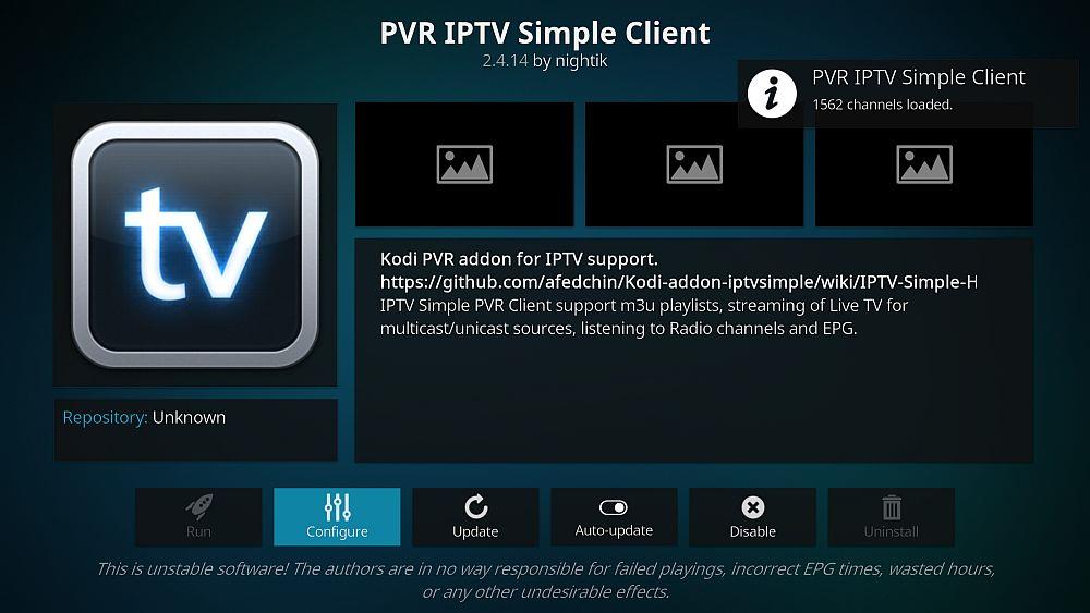 Comment configurer un client simple PVR IPTV sur Kodi Comment configurer un client simple PVR IPTV sur Kodi