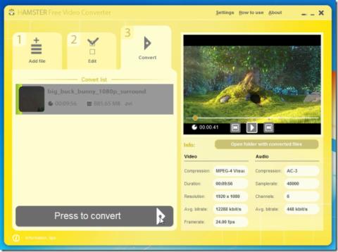 Hamster Video Converterは一般的なモバイルフォーマットをサポートしています