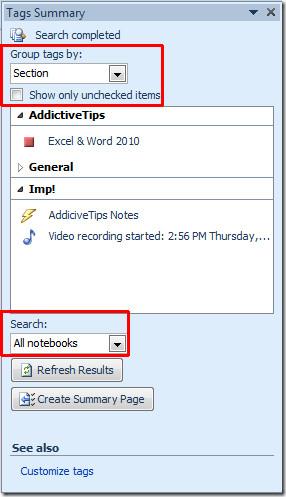 OneNote 2010: Руководство по тегам