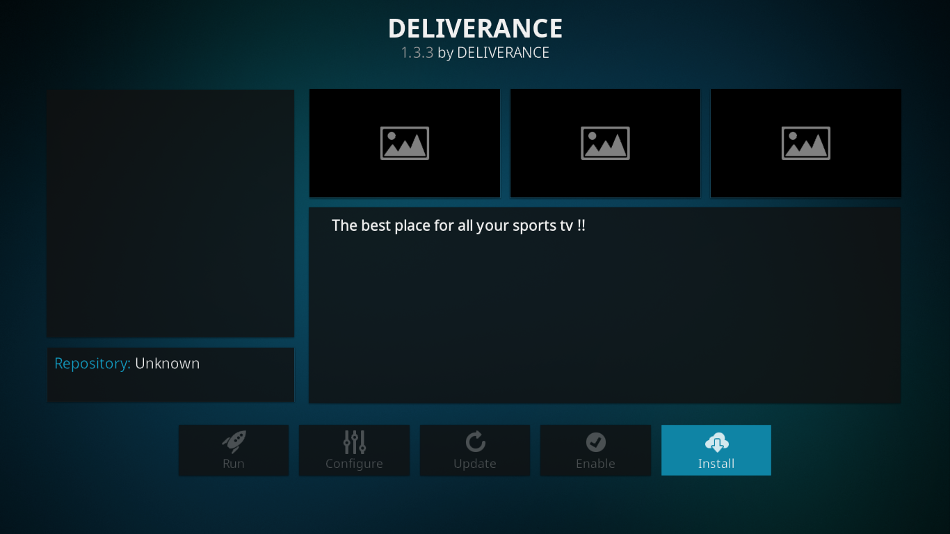 Add-on Deliverance para Kodi (alternativa ao Sports Devil) Add-on Deliverance para Kodi (alternativa ao Sports Devil)