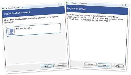 透過 Windows Live Gallery 直接將圖片上傳到 Facebook