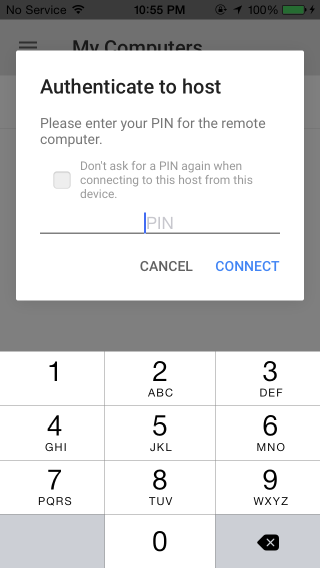 تحكم في سطح المكتب من جهاز iPhone أو iPad باستخدام Chrome Remote Desktop