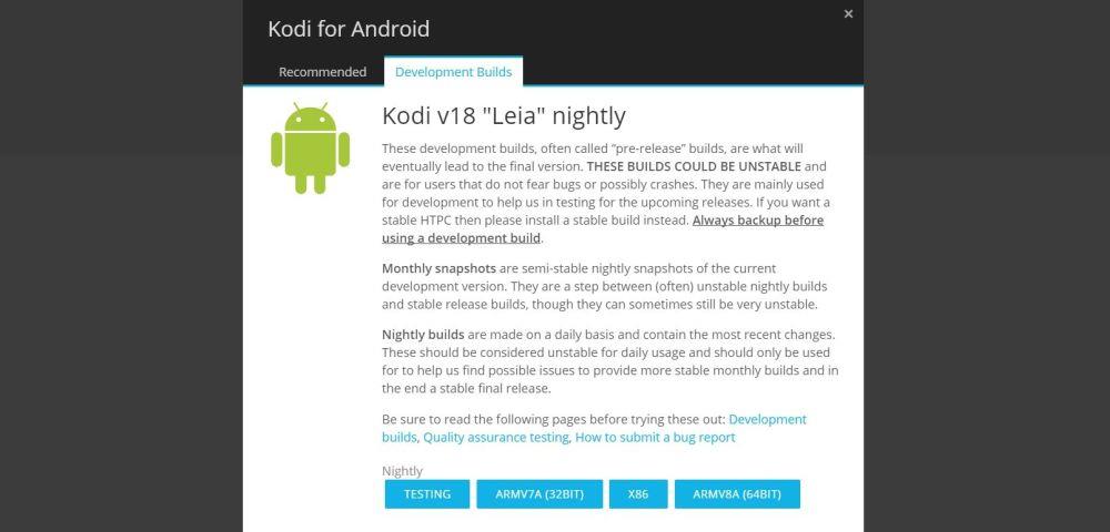 Kodi 18 Leia – Hoe te downloaden, wat is er nieuw?