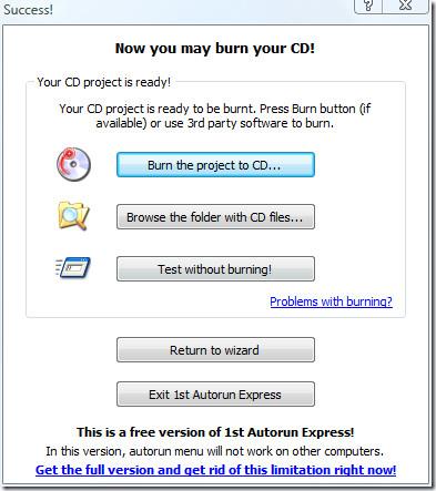 Crea e aggiungi automaticamente file di esecuzione automatica su CD/DVD in Windows Crea e aggiungi automaticamente file di esecuzione automatica su CD/DVD in Windows