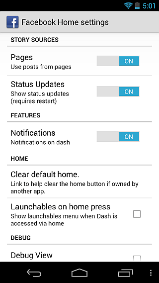 Instalar la APK filtrada de Facebook Home en cualquier dispositivo Android