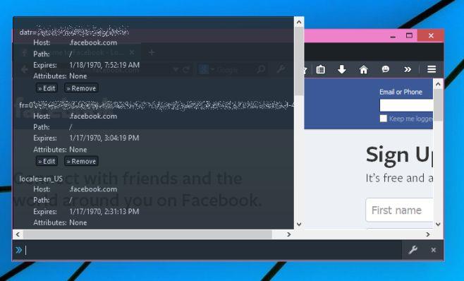 Как просмотреть и удалить файлы cookie в Firefox Developer Edition Как просмотреть и удалить файлы cookie в Firefox Developer Edition