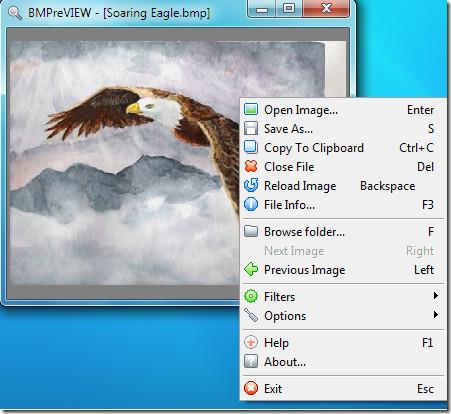 BMPreVIEW - Vizualizator gratuit de imagini BMP de dimensiuni mari