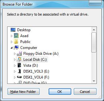 Windows 7、Vistaで頻繁にアクセスするフォルダにドライブ文字を割り当てる