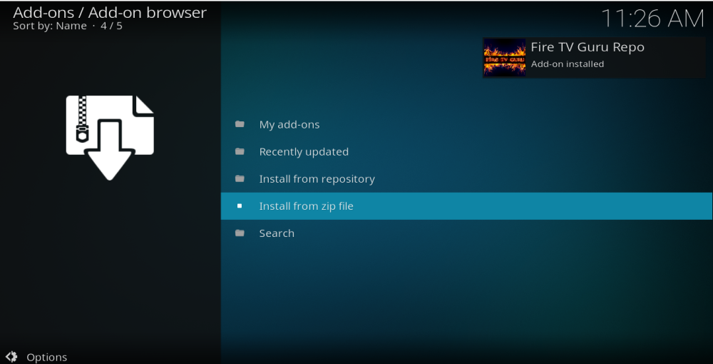 Fire TV Guru สร้างบน Kodi: วิธีการติดตั้งและคำแนะนำในการใช้งาน