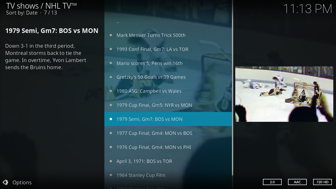KodiでNHLを視聴 - KodiでNHL TVのライブストリーム