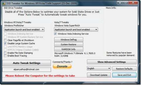 Modifica per ottimizzare lunità SSD [Windows]