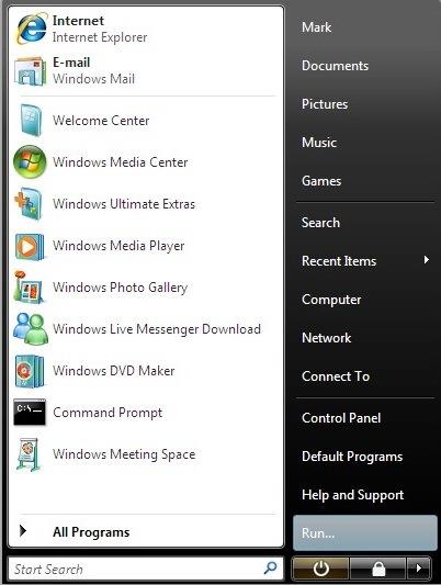Cum se restaurează comanda Executare în Windows Vista sau Windows XP Cum se restaurează comanda Executare în Windows Vista sau Windows XP