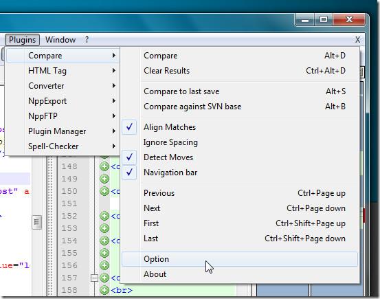 Como comparar dois arquivos no Notepad++