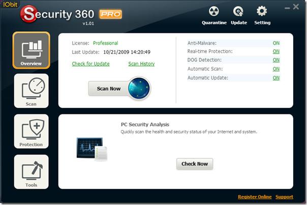 IObit Security 360 Pro を無料でダウンロード [期間限定オファー]
