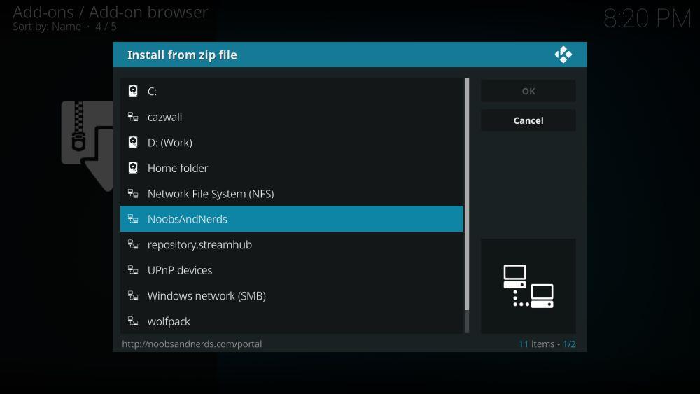 Repositório de complementos Noobsandnerds Kodi – Como instalar o repositório Noobsandnerds