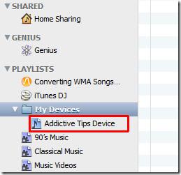 iTunes Agentを使用してiPod以外のmp3プレーヤーをiTunesと同期する