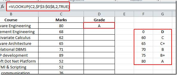 Função PROCV no Excel 2010