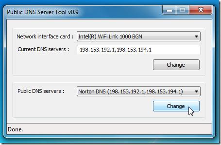 Changer rapidement l'adresse du serveur DNS public à la volée