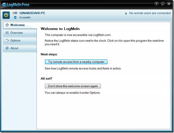 LogMeIn – 從任何作業系統或瀏覽器遠端控制計算機