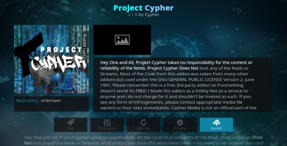 Project Cypher für Kodi: So installieren Sie das Project Cypher Kodi-Add-on Project Cypher für Kodi: So installieren Sie das Project Cypher Kodi-Add-on