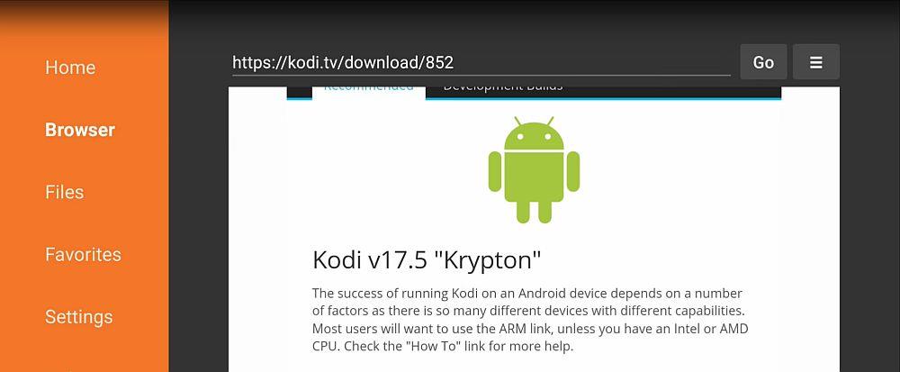 FirestickまたはFire TVでKodi 17.5にアップデートする方法