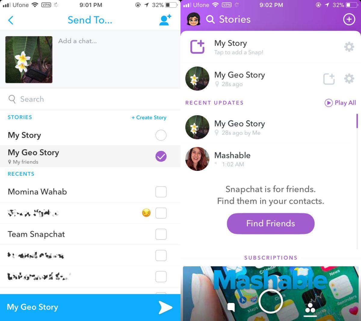 Come creare una storia geo-recintata su Snapchat