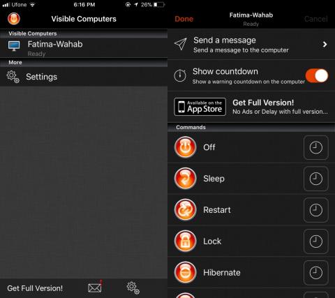 Cómo apagar la computadora desde el teléfono