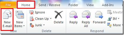Outlook 2010 閱讀回執電子郵件追蹤