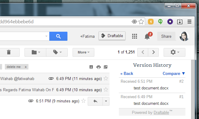 Bijlageversies in Gmail-threads bekijken en vergelijken [Chrome]